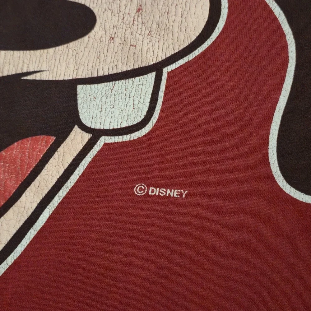 Vintage 90s Walt Disney Goofy Big Face Head Shirt Mens M Cartoon RARE Florida - Picture 3 of 9